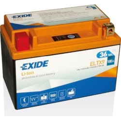 Bateria de mota Exide ELTX9 12V 3Ah 180A - 1